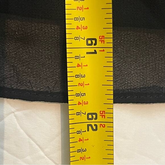 Hayley Paige Occasions Black Evening Party Feminine Maxi Dress NWOT Size 8 - Picture 12 of 12